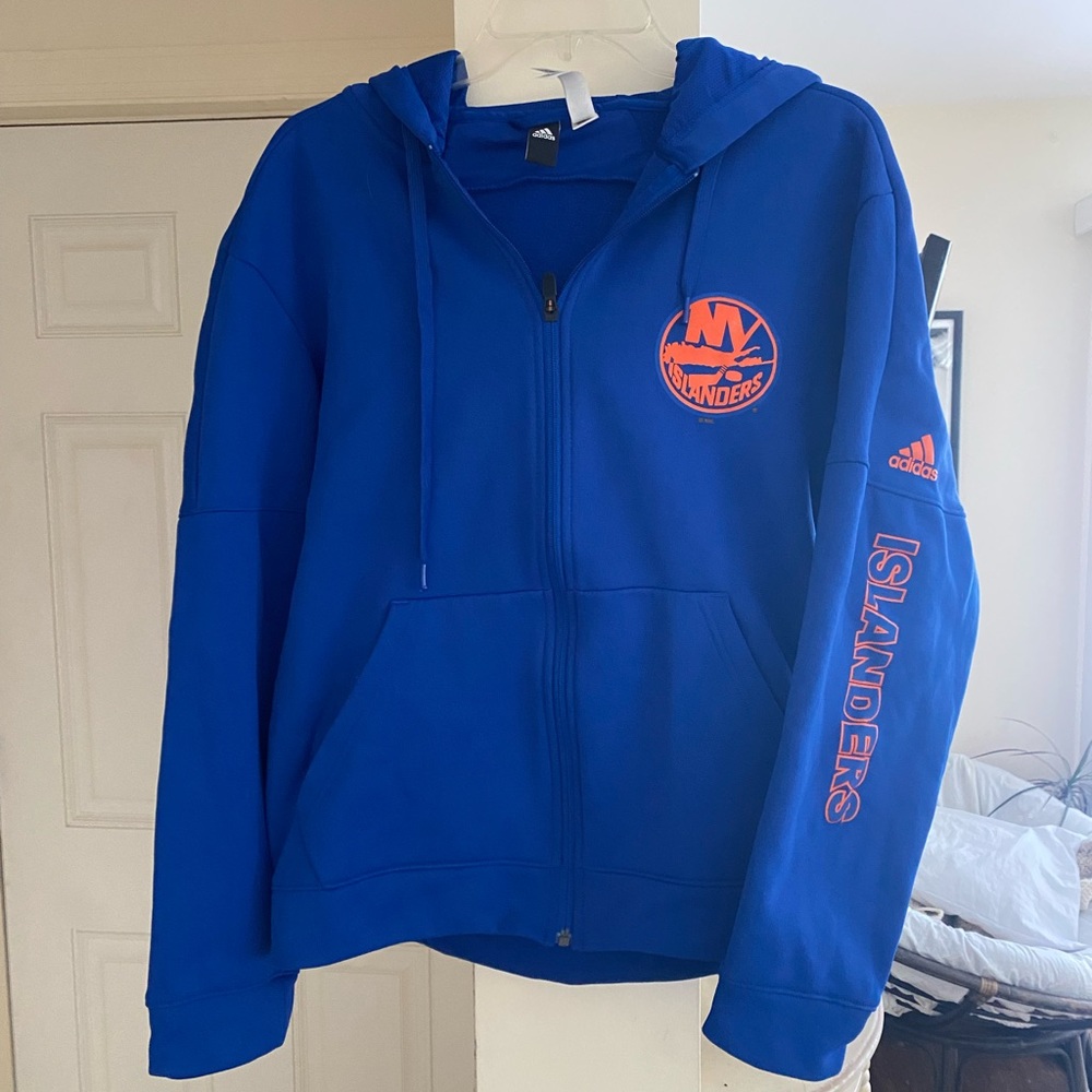 New York Islanders Adidas Hoodie Medium